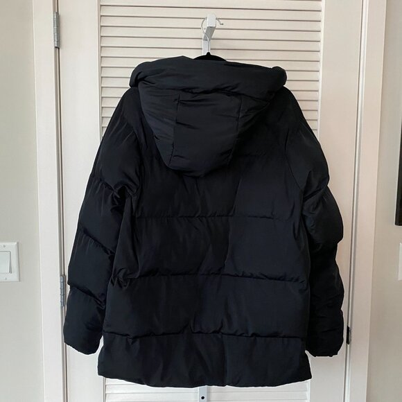 Fabletics Voyage Puffer Coat, Black, Size S - Picture 2 of 11